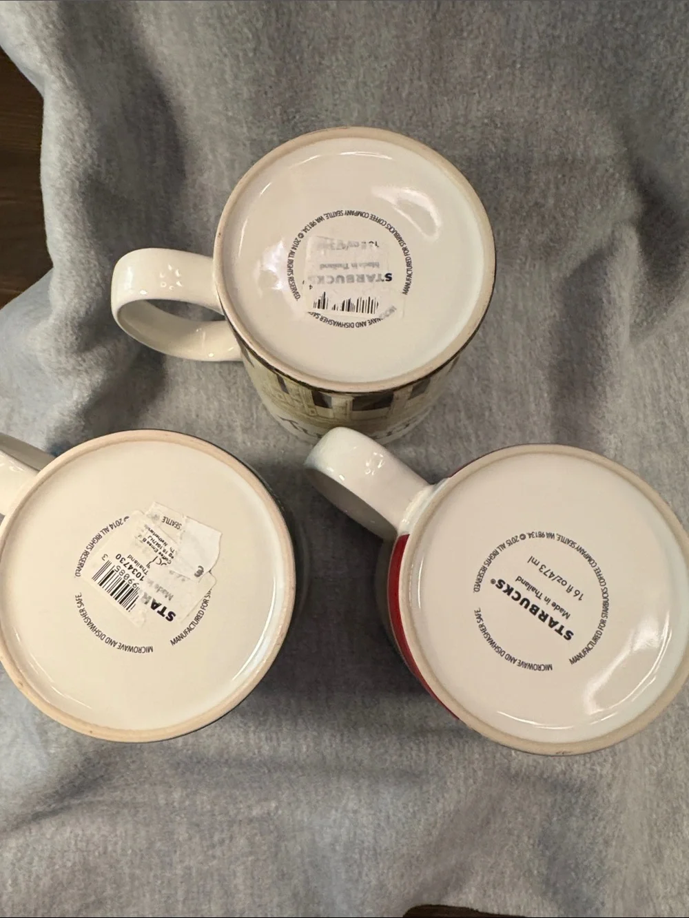 Starbucks Germany City Mugs, 3 Germany, Nurnberg & Karlsruhe- 2015